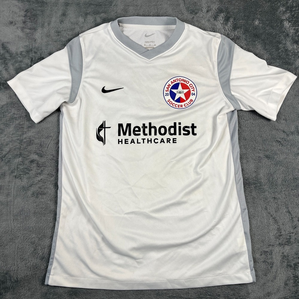 Nike Jersey Youth XL White Methodist Healthcare San Antonio City Soccer Club 19